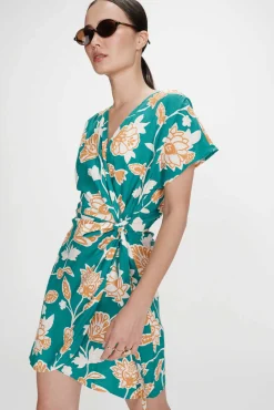Vestido corto estampado floral Velora