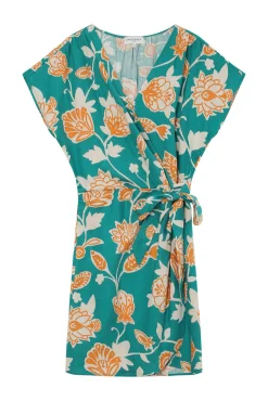 Vestido corto estampado floral Velora