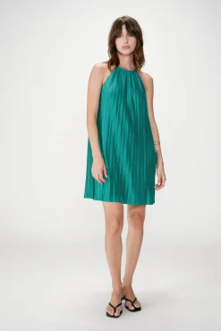 Vestido corto plisado Wilona