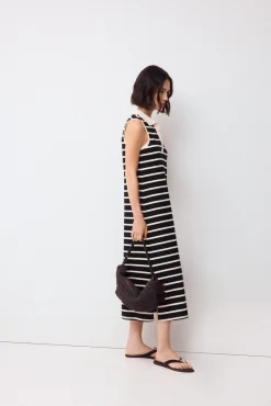 Vestido cuello polo