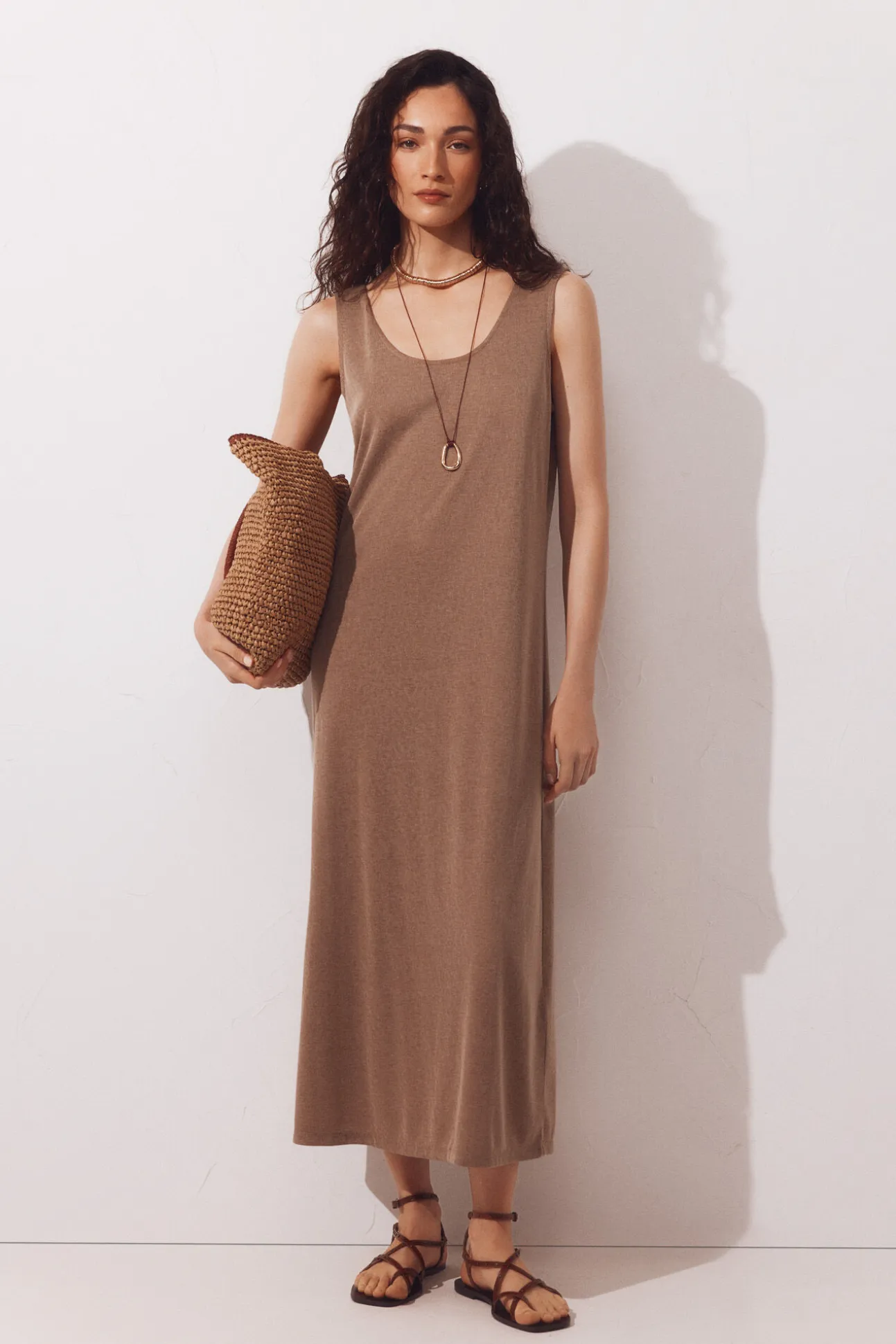 Vestido de punto tirantes