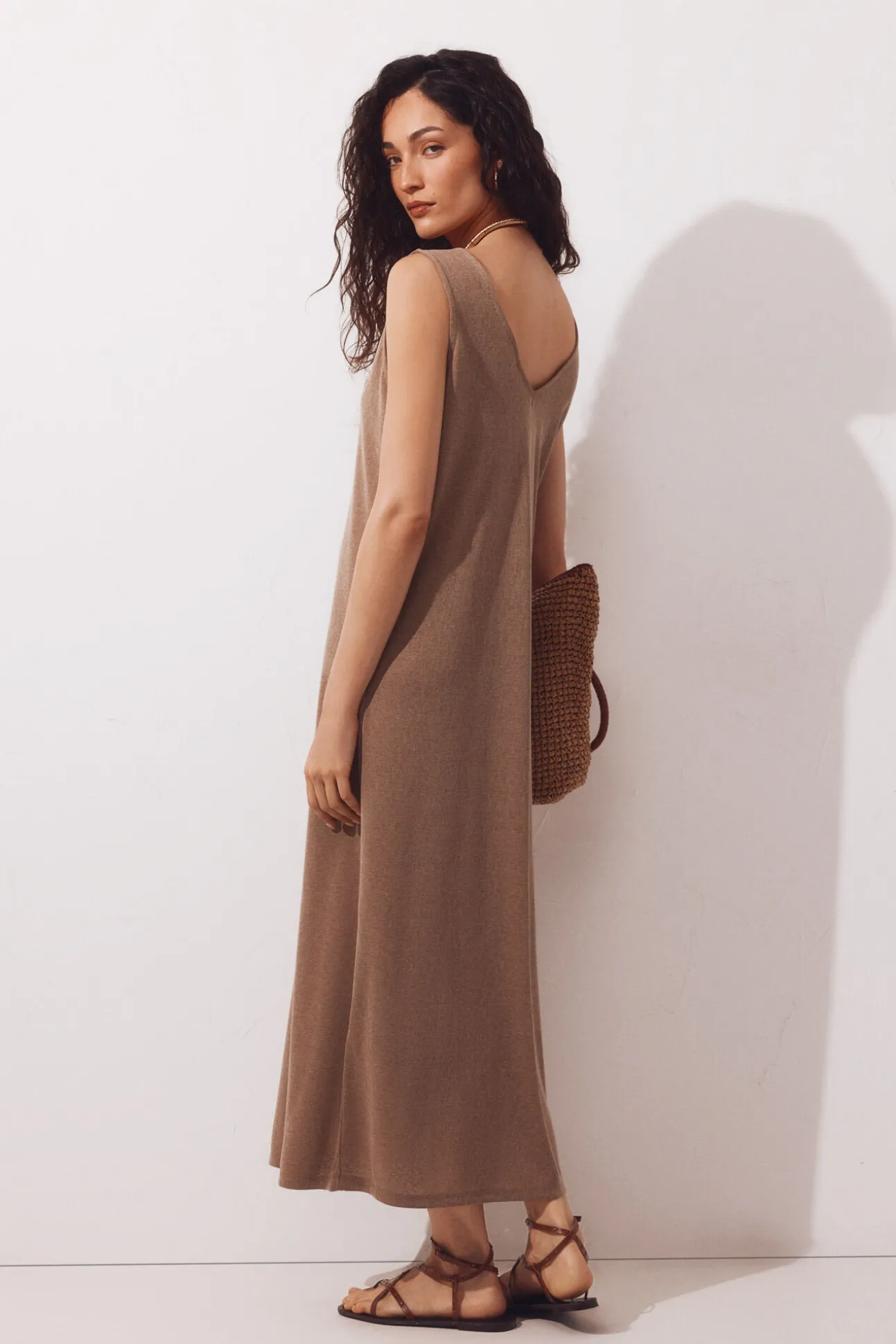 Vestido de punto tirantes