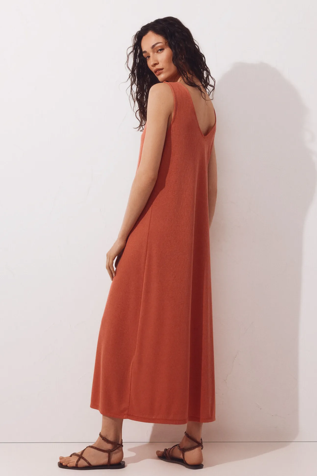Vestido de punto tirantes