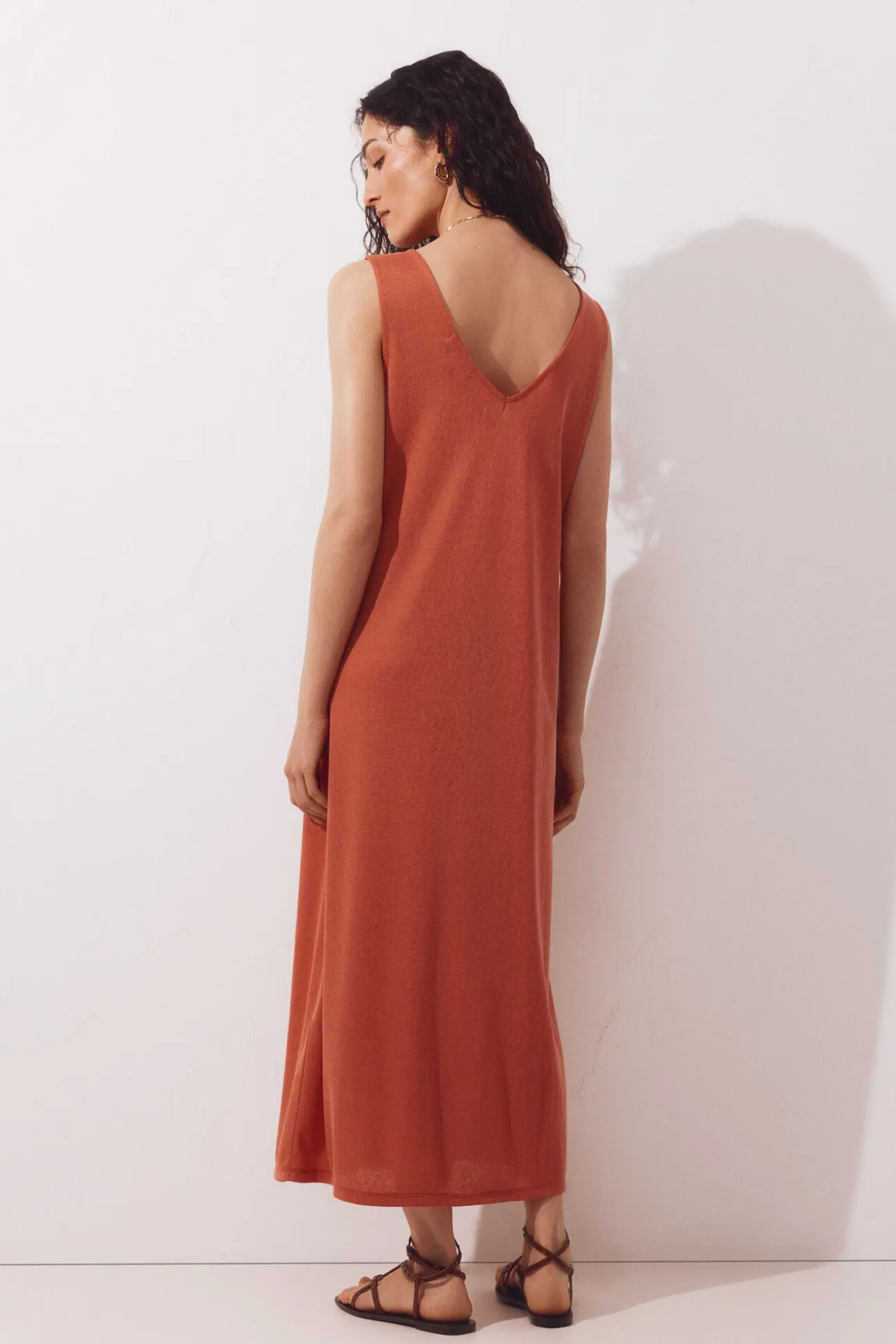 Vestido de punto tirantes