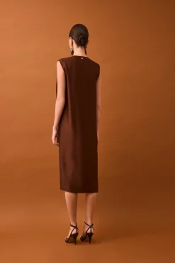 Vestido drapeado