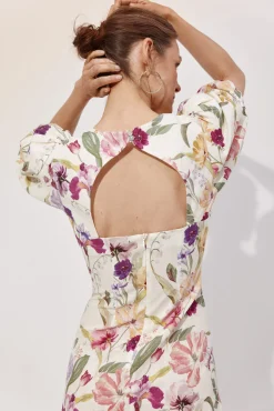 Vestido estampado floral