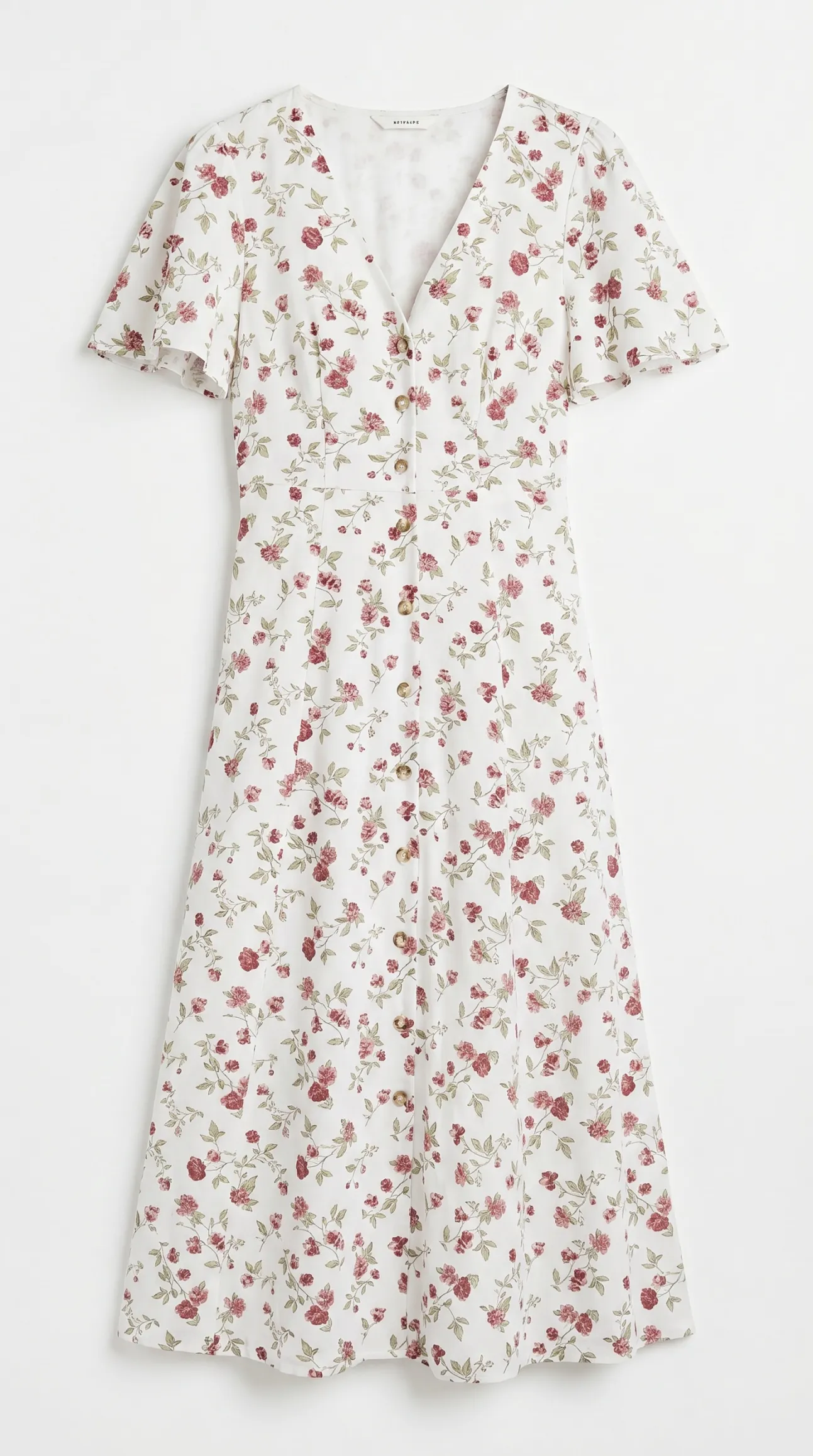 Vestido estampado lunares
