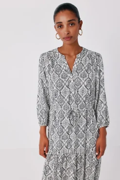 Vestido estampado vuelo