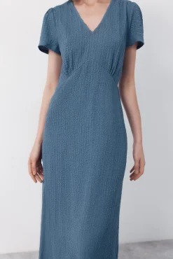 Vestido estructura estampado