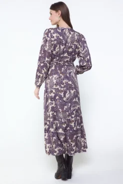 Vestido fluido estampado