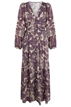 Vestido fluido estampado