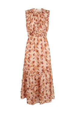 Vestido fluido estampado