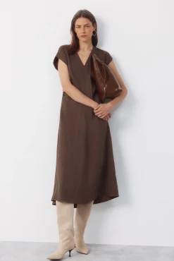 Vestido frunces