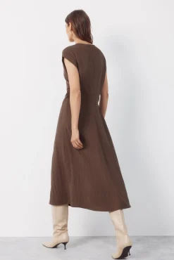 Vestido frunces
