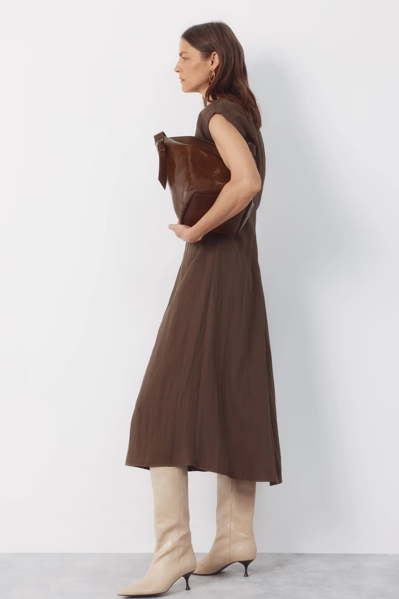 Vestido frunces