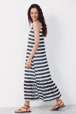 Vestido halter estructura
