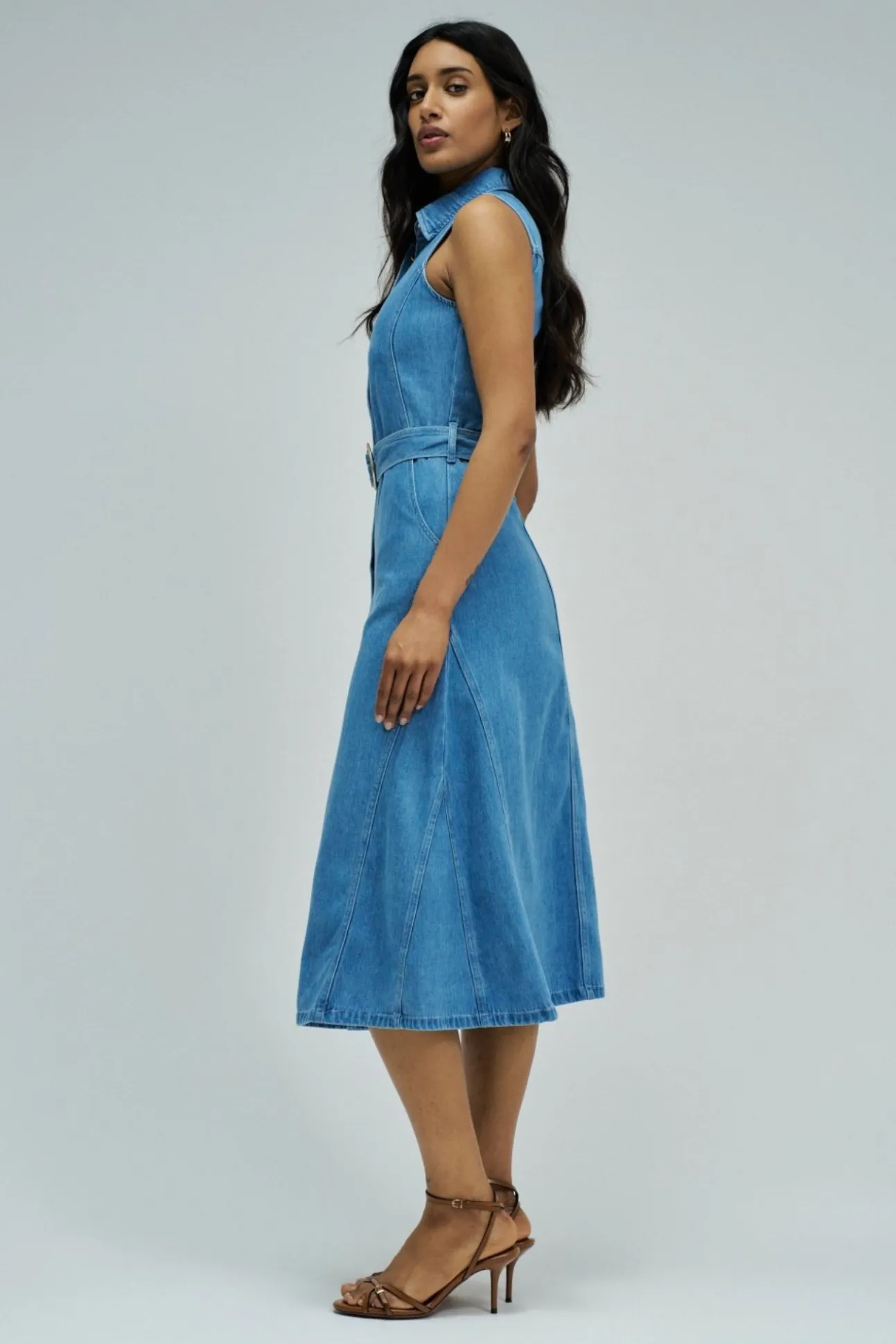 Vestido midi lightdenim
