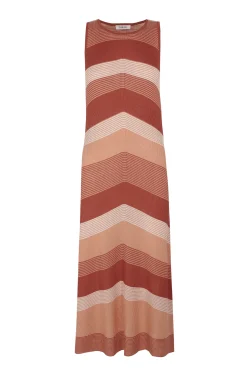 Vestido punto zig zag