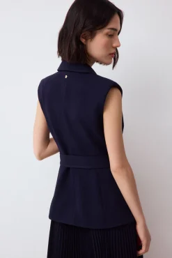 Vestido sastrero plisado