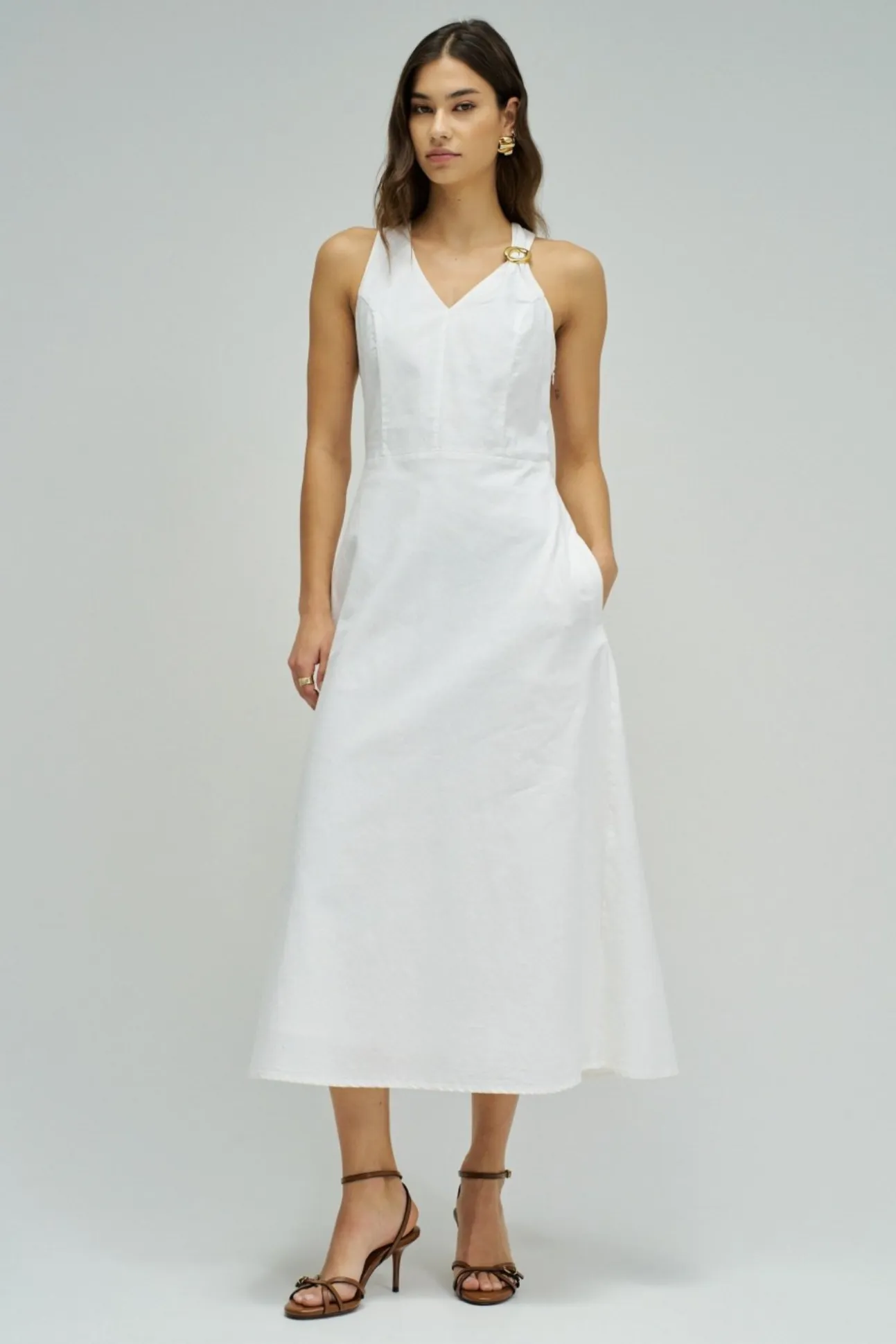 Vestido sin mangas