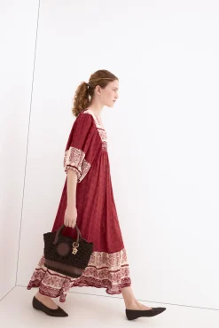 Vestido túnica estampado floral