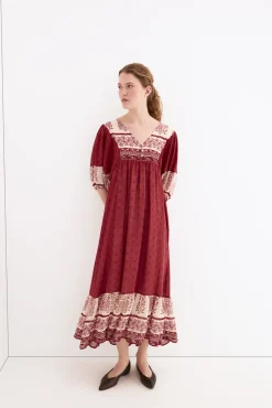 Vestido túnica estampado floral