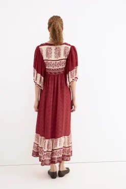 Vestido túnica estampado floral