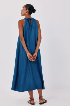 Vestido Vaquero Halter
